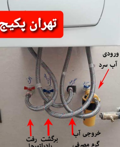 تبدیل حالت تابستانه به زمستانه پکیج ایران رادیاتور در تهران پکیج